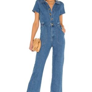 Show Me Your Mumu Emery Jumpsuit in French Blue